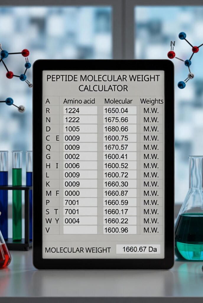 peptide mw calculator